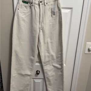Women’s Cream Corduroy Pants
